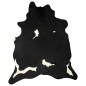 vidaXL Alfombra de piel de vaca auténtica negro y blanco 180x220 cm vidaXL Alfombra de piel de vaca auténtica negro y blanco 180x220 cm