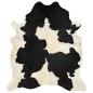 vidaXL Alfombra de piel de vaca auténtica negro y blanco 180x220 cm vidaXL Alfombra de piel de vaca auténtica negro y blanco 180x220 cm