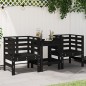 vidaXL Sillas de jardín 2 uds madera maciza pino blanco 61,5x53x71 cm vidaXL Sillas de jardín 2 uds madera maciza pino blanco 61,5x53x71 cm
