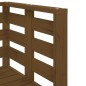 vidaXL Juego de muebles jardín 3 pzas madera maciza pino marrón miel vidaXL Juego de muebles jardín 3 pzas madera maciza pino marrón miel