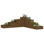 vidaXL Jardinera 4 pisos madera maciza pino marrón miel 106x104,5x36cm vidaXL Jardinera 4 pisos madera maciza pino marrón miel 106x104,5x36cm