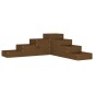 vidaXL Jardinera 4 pisos madera maciza pino marrón miel 106x104,5x36cm vidaXL Jardinera 4 pisos madera maciza pino marrón miel 106x104,5x36cm
