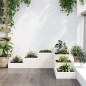 vidaXL Jardinera 4 niveles madera maciza pino blanca 106x104,5x36 cm vidaXL Jardinera 4 niveles madera maciza pino blanca 106x104,5x36 cm