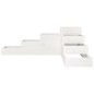 vidaXL Jardinera 4 niveles madera maciza pino blanca 106x104,5x36 cm vidaXL Jardinera 4 niveles madera maciza pino blanca 106x104,5x36 cm