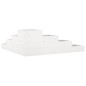 vidaXL Jardinera 4 niveles madera maciza pino blanca 106x104,5x36 cm vidaXL Jardinera 4 niveles madera maciza pino blanca 106x104,5x36 cm