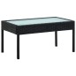vidaXL Set muebles de jardín 5 piezas y cojines ratán sintético negro vidaXL Set muebles de jardín 5 piezas y cojines ratán sintético negro
