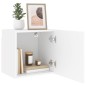 vidaXL Muebles TV de pared 2 uds madera ingeniería blanco 40,5x30x40cm vidaXL Muebles TV de pared 2 uds madera ingeniería blanco 40,5x30x40cm