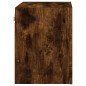 vidaXL Mueble TV de pared madera ingeniería roble ahumado 40,5x30x40cm vidaXL Mueble TV de pared madera ingeniería roble ahumado 40,5x30x40cm