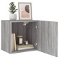 vidaXL Mueble TV de pared madera ingeniería gris Sonoma 40,5x30x40 cm vidaXL Mueble TV de pared madera ingeniería gris Sonoma 40,5x30x40 cm