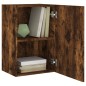 vidaXL Muebles de TV de pared 2 uds madera roble ahumado 40,5x30x60 cm