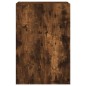 vidaXL Muebles de TV de pared 2 uds madera roble ahumado 40,5x30x60 cm