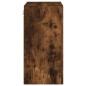 vidaXL Muebles de TV de pared 2 uds madera roble ahumado 40,5x30x60 cm