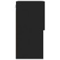 vidaXL Muebles de TV con luces LED 2 uds negro 40,5x30x60 cm