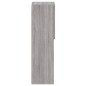 vidaXL Muebles de TV con luces LED 2 uds gris Sonoma 30,5x30x102 cm