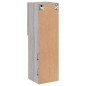 vidaXL Muebles de TV con luces LED 2 uds gris Sonoma 30,5x30x102 cm