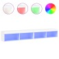 vidaXL Muebles de TV con luces LED 2 uds blanco 100x30x30 cm vidaXL Muebles de TV con luces LED 2 uds blanco 100x30x30 cm