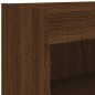 vidaXL Muebles de TV con luces LED 2 uds marrón roble 80x30x30 cm vidaXL Muebles de TV con luces LED 2 uds marrón roble 80x30x30 cm