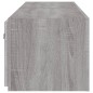 vidaXL Muebles TV de pared con luces LED 2 uds gris Sonoma 80x35x31 cm vidaXL Muebles TV de pared con luces LED 2 uds gris Sonoma 80x35x31 cm