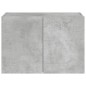 vidaXL Mueble de TV de pared con luces LED gris hormigón 60x35x41 cm vidaXL Mueble de TV de pared con luces LED gris hormigón 60x35x41 cm