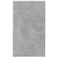 vidaXL Mueble de TV madera contrachapada gris hormigón 149x30x52 cm