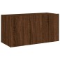 vidaXL Mueble de TV de pared con luces LED marrón roble 80x35x41 cm vidaXL Mueble de TV de pared con luces LED marrón roble 80x35x41 cm