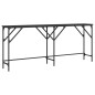 vidaXL Mesa consola madera de ingeniería negra 180x29x75 cm vidaXL Mesa consola madera de ingeniería negra 180x29x75 cm
