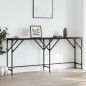 vidaXL Mesa consola madera de ingeniería negra 180x29x75 cm vidaXL Mesa consola madera de ingeniería negra 180x29x75 cm