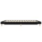 vidaXL Estructura de cama de madera contrachapada negra 120x190 cm