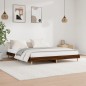 vidaXL Estructura de cama madera contrachapada marrón roble 120x200 cm