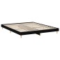 vidaXL Estructura de cama madera contrachapada negra 140x200 cm vidaXL Estructura de cama madera contrachapada negra 140x200 cm