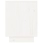 vidaXL Mesitas de noche 2 uds madera maciza de pino blanco 40x30x40 cm vidaXL Mesitas de noche 2 uds madera maciza de pino blanco 40x30x40 cm