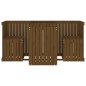 vidaXL Juego de balcón 2 plazas madera maciza de pino marrón miel vidaXL Juego de balcón 2 plazas madera maciza de pino marrón miel