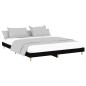 vidaXL Estructura de cama madera contrachapada negra 200x200 cm vidaXL Estructura de cama madera contrachapada negra 200x200 cm