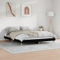 vidaXL Estructura de cama madera contrachapada negra 200x200 cm vidaXL Estructura de cama madera contrachapada negra 200x200 cm