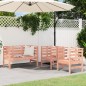 vidaXL Juego de muebles de jardín 3 pzas madera maciza abeto Douglas vidaXL Juego de muebles de jardín 3 pzas madera maciza abeto Douglas