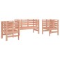 vidaXL Juego de muebles de jardín 3 pzas madera maciza abeto Douglas vidaXL Juego de muebles de jardín 3 pzas madera maciza abeto Douglas