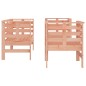 vidaXL Juego de muebles de jardín 3 pzas madera maciza abeto Douglas vidaXL Juego de muebles de jardín 3 pzas madera maciza abeto Douglas