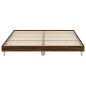 vidaXL Estructura de cama madera contrachapada marrón roble 200x200 cm vidaXL Estructura de cama madera contrachapada marrón roble 200x200 cm