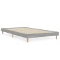 vidaXL Estructura de cama madera contrachapada gris Sonoma 90x200 cm