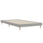 vidaXL Estructura de cama madera contrachapada gris Sonoma 90x200 cm
