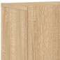 vidaXL Muebles de TV de pared 6 pzas madera de ingeniería roble Sonoma