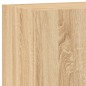 vidaXL Muebles de TV de pared 5 pzas madera de ingeniería roble Sonoma vidaXL Muebles de TV de pared 5 pzas madera de ingeniería roble Sonoma