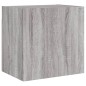 vidaXL Muebles de TV de pared 5 pzas madera de ingeniería gris Sonoma vidaXL Muebles de TV de pared 5 pzas madera de ingeniería gris Sonoma