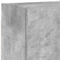 vidaXL Muebles de TV de pared 5 pzas madera ingeniería gris hormigón