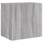 vidaXL Muebles de TV de pared 6 pzas madera de ingeniería gris Sonoma vidaXL Muebles de TV de pared 6 pzas madera de ingeniería gris Sonoma