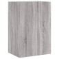 vidaXL Muebles de TV de pared 6 pzas madera de ingeniería gris Sonoma vidaXL Muebles de TV de pared 6 pzas madera de ingeniería gris Sonoma