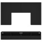 vidaXL Muebles de TV de pared 5 piezas madera de ingeniería negro vidaXL Muebles de TV de pared 5 piezas madera de ingeniería negro