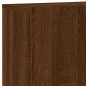 vidaXL Muebles de TV de pared 5 pzas madera de ingeniería marrón roble