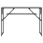 vidaXL Mesa consola estante madera ingeniería Sonoma gris 105x30x75 cm vidaXL Mesa consola estante madera ingeniería Sonoma gris 105x30x75 cm