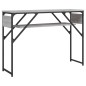 vidaXL Mesa consola estante madera ingeniería Sonoma gris 105x30x75 cm vidaXL Mesa consola estante madera ingeniería Sonoma gris 105x30x75 cm